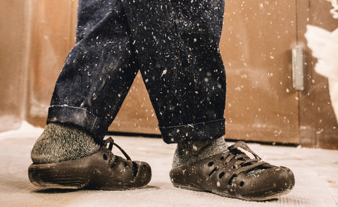 All Gender Yogeez Clog x Pilgrim Surf + Supply  |  Chocolate Brown/Whisper White