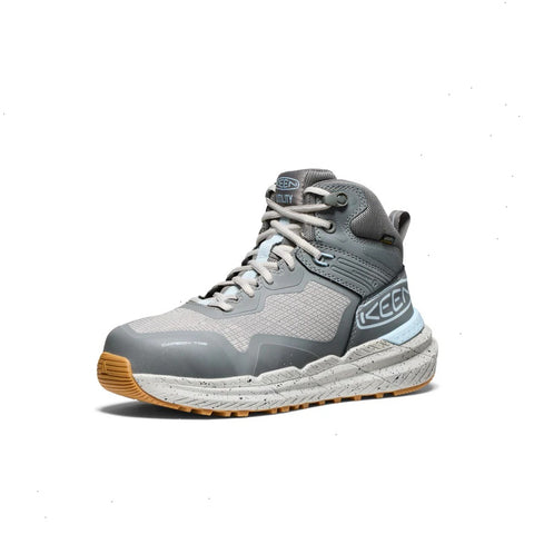 Women's Synchro Waterproof Work Boot (Carbon Toe)  |  Steel Grey/Gum