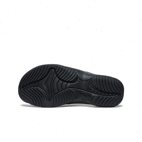 Men's Waimea Leather Flip-Flop  |  Naval Academy/Black