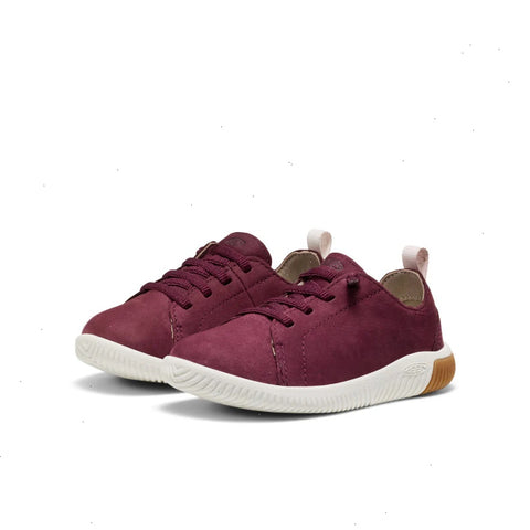 Little Kids' KNX Leather Sneaker  |  Fig/Star White