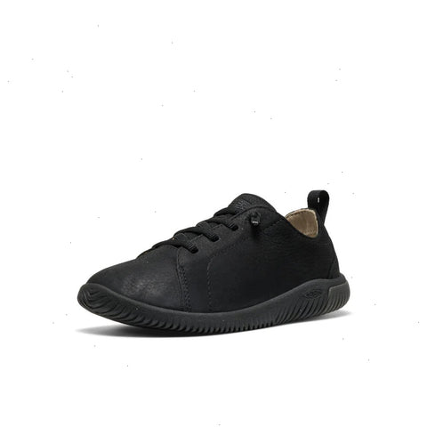 Big Kids' KNX Leather Sneaker  |  Triple Black