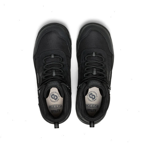 Men's Skokie Waterproof Work Boot (Soft Toe)  |  Black/Black