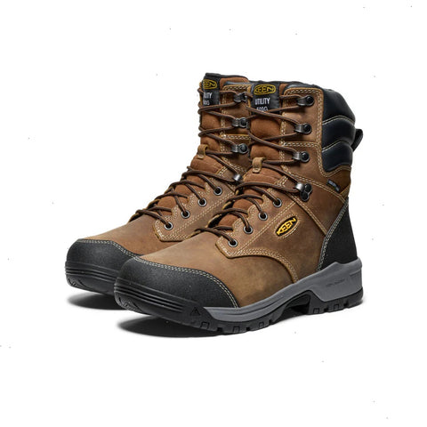 Men's Evanston 8" Insulated Waterproof Boot (Soft Toe)  |  Bison/Black