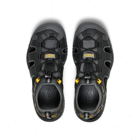 Men's SOLR Sandal  |  Black/Gold
