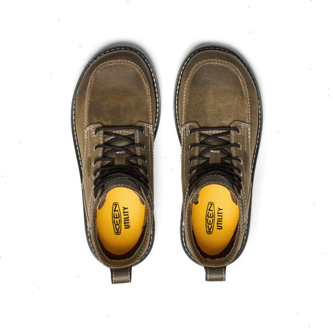 Women's San Jose 6" Waterproof 90° Heel Boot (Aluminum Toe)  |  Steel Grey/Gum