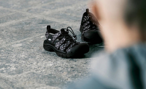 Men's Newport Retro Sandal x Études Studio  |  Etudes Black