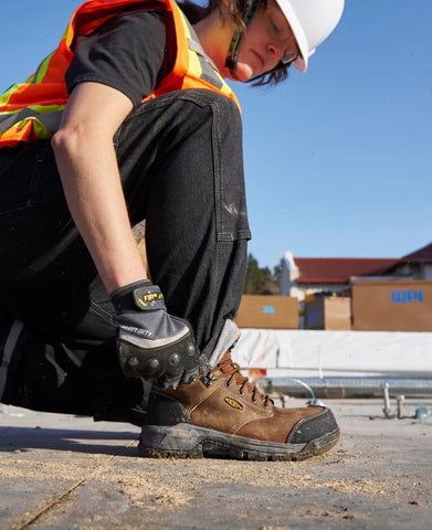 Women's Evanston 6" Waterproof Boot INT MET (Carbon Toe)  |  Bison/Black