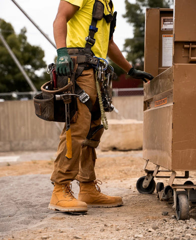 Men's San Jose 6" Waterproof 90° Heel Boot (Soft Toe)  |  Bistre/Gum