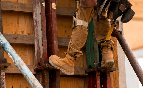 Men's San Jose 6" Waterproof 90° Heel Boot (Soft Toe)  |  Bistre/Gum