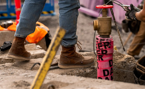 Men's Liberty 8" Waterproof Boot (Soft Toe)  |  Leather Brown/Birch