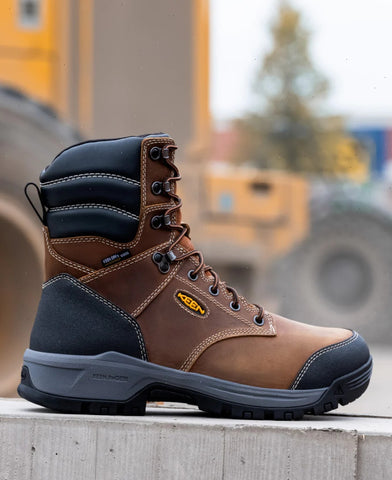 Men's Evanston 8" Insulated Waterproof Boot (Soft Toe)  |  Bison/Black
