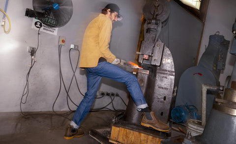 Men's San Jose Chelsea 90° Heel Boot (Aluminum Toe)  |  Cascade Brown/Gum