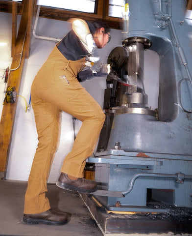 Women's San Jose Chelsea 90° Heel Boot (Aluminum Toe)  |  Cascade Brown/Black