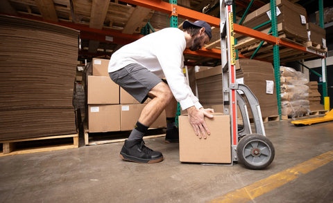 Men's Kenton Mid Work Shoe (Carbon Toe)  |  Black/Gum