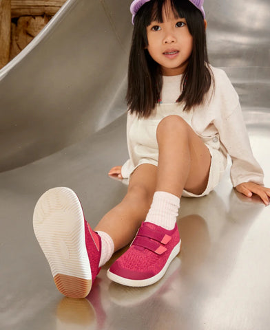 Little Kids' KNX Knit Double Strap  |  Black/Evening Primrose