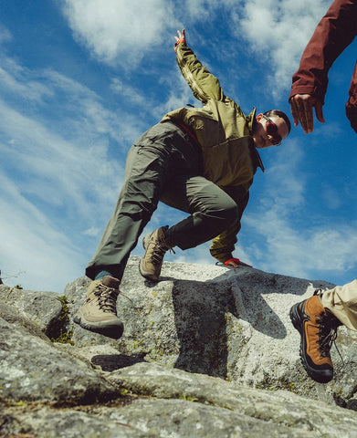 Women's Targhee IV Wide Waterproof Hiking Boot  |  Brindle/Nostalgia Rose