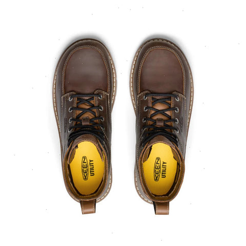 Men's San Jose 6" Waterproof 90° Heel Boot (Aluminum Toe)  |  Bison/Black