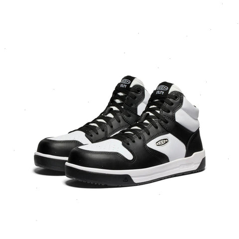 Men's Overton Mid Work Shoe (Carbon Toe)  |  Star White/Black