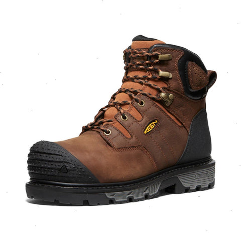 Men's Camden 6" Waterproof Boot (Carbon Toe)  |  Leather Brown/Black