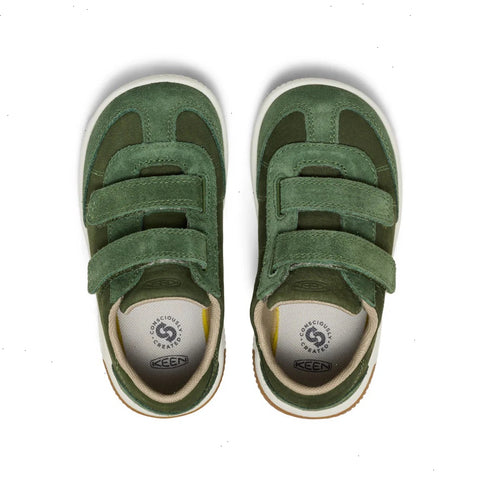 Little Kids' KNX T-Toe Sneaker  |  Bronze Green/Star White