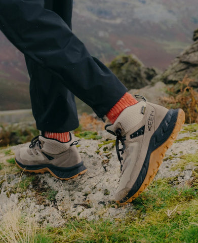 Men's Hightrail Waterproof Hiking Boot  |  Brindle/Oak Buff